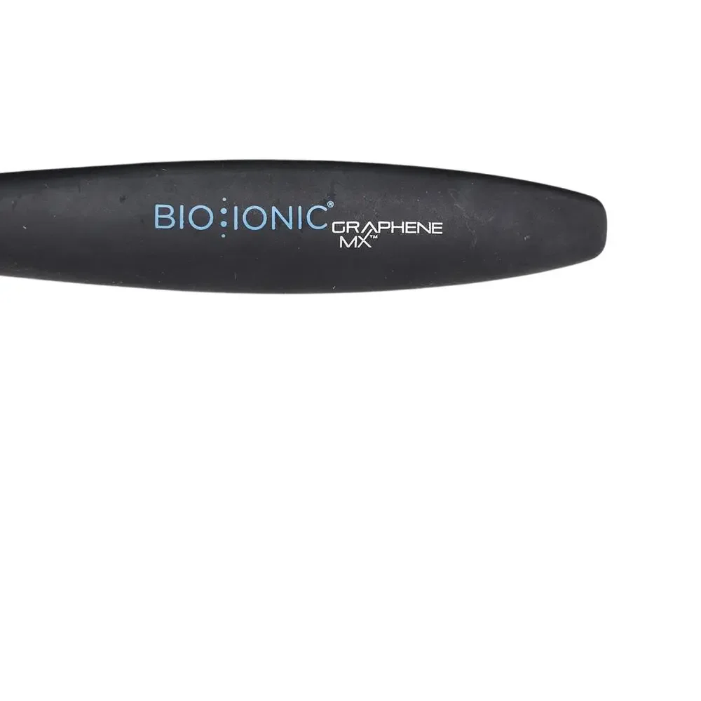 Bio Ionic 10X 1” Ceramic Pro Hair Styling Iron Hair W/ Graphene MX Round Brush